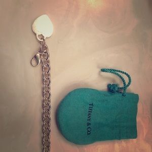 Tiffany & Co heart charm bracelet